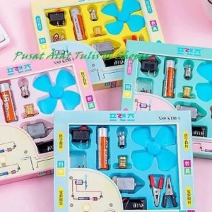 DIY science kit for children to have fun learning circuits