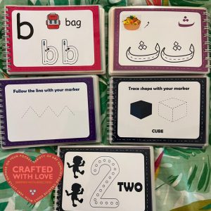 Cute Reusable Tracing Books