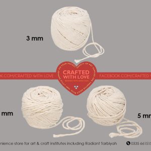 Macramé Dories White