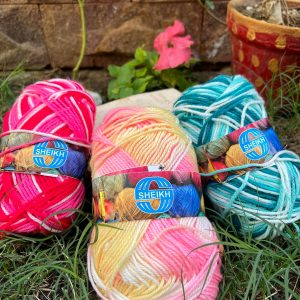 Multi Colour 4-ply Wool