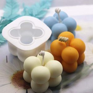 3D Cube Bubble Candle Resin Mold