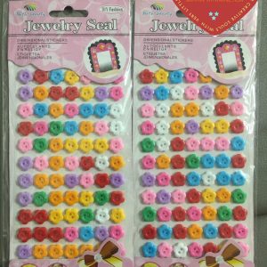 Flower Shape Sticky Buttons
