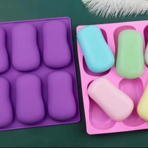 Silicone Oval Mold 6PCS